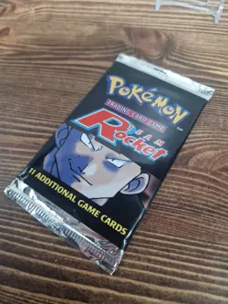 Pokemon Team Rocket Booster Pack Giovanni Artwork WOTC 2000 - Image 4