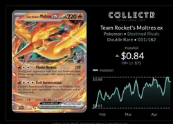 Pokemon TCG: Destined Rivals - 031/182 - Team Rocket's Moltres ex Pack Fresh - Image 3