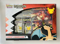 Pokemon 25th Anniversary Celebrations Lance's Charizard V Collection Box Sealed - Image 1