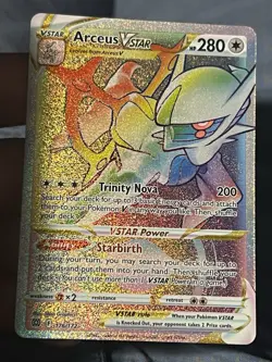 Arceus VSTAR - 176/172 - Pokemon Brilliant Stars Sword Shield Secret Rare NM - Image 1