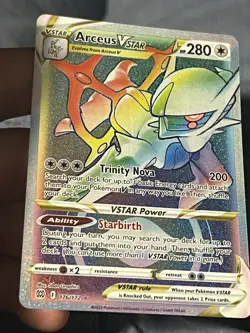 Arceus VSTAR - 176/172 - Pokemon Brilliant Stars Sword Shield Secret Rare NM - Image 2