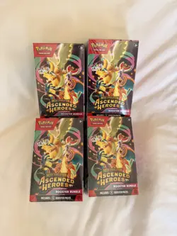 Pokemon TCG: Ascended Heroes - Booster Bundles 4x - SEALED - Image 1