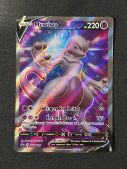 Pokemon Mewtwo V SWSH229 SWSH: Sword & Shield Promo Full Art Holo Promo - Image 1