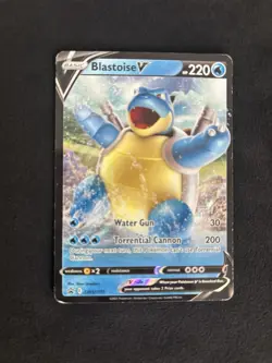 Blastoise V SWSH101 SWSH: Sword & Shield Promo Holo Pokemon TCG - MP - Image 1