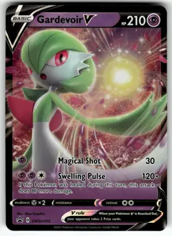 Gardevoir V SWSH105 Holo Promo Sword & Shield Promo Pokemon Near Mint - Image 1