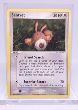 Pokemon Sentret 75/109 EX 2004 Team Rocket Returns Non Holo - Image 1