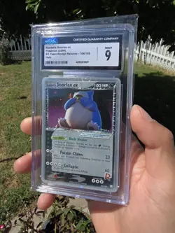 Pokemon Rocket's Snorlax ex EX Team Rocket Returns Holo Rare #104 CGC 9 Mint - Image 1