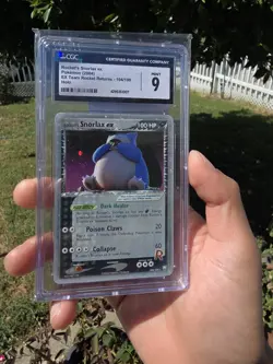 Pokemon Rocket's Snorlax ex EX Team Rocket Returns Holo Rare #104 CGC 9 Mint - Image 2