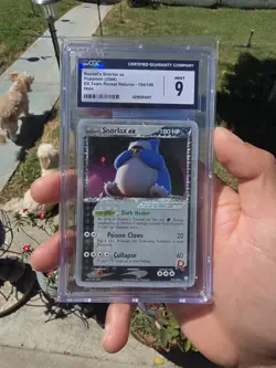 Pokemon Rocket's Snorlax ex EX Team Rocket Returns Holo Rare #104 CGC 9 Mint - Image 3