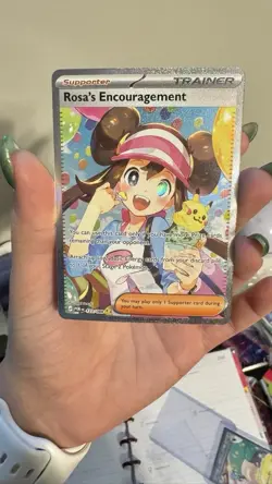Rosa’s Encouragement 123/088 Perfect Order SIR Pack Fresh Pokemon Secret Rare - Image 1