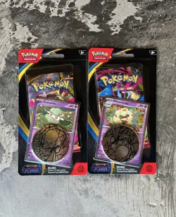 Pokemon Phantasmal Flames Checklane Blister 2 Pack Cottonee Whimsicott - Image 1