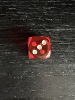 Official Yu-Gi-Oh! YCS Attribute Dice Pre-registration Item FIRE - Image 3