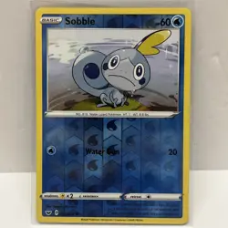 POKEMON SWORD & SHIELD REVERSE HOLO SOBBLE 054/202 NM/MINT PACK FRESH - Image 1