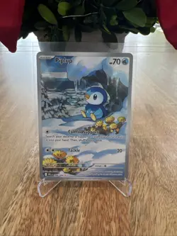 Pokemon TCG Piplup Illustration Rare 098/094 Phantasmal Flames Near Mint - Image 1