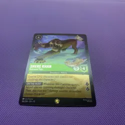 FOIL Lorcana Whispers - Shere Khan - Fearsome Tiger - 88/204 COLD FOIL - NM - Image 2
