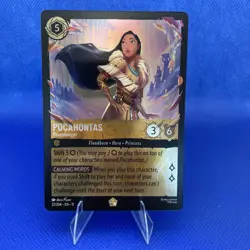 Disney Lorcana Pocahontas - Peacekeeper 22/204 Winterspell Cold Foil - Image 1