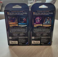 Disney Lorcana Floodborn Starter Deck Amethyst & Steel Amber & Sapphire Lot of 9 - Image 2