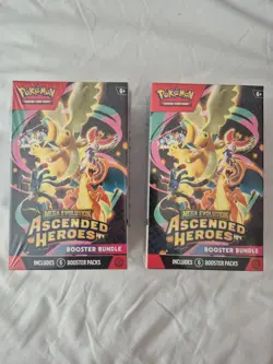 Pokemon Ascended Heroes Booster Bundle x2 Mega Evolution Sealed NEW In Hand - Image 1