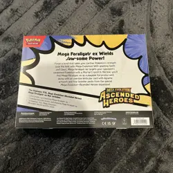 Pokemon TCG Ascended Heroes Mega Feraligatr Meganium Emboar Ex Box Bundle x5 - Image 3