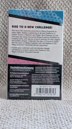 Pokemon Ascended Heroes Booster Bundle - 6 Packs. Factory Sealed - Image 3