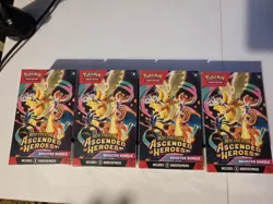 4 x Pokemon TCG Mega Evolution Ascended Heroes Booster Bundle - Brand New Sealed - Image 1
