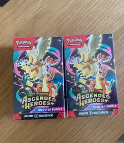 Pokemon Mega Evolution Ascended Heroes Booster Bundle X2 New Sealed - Image 1