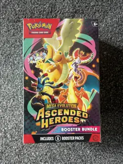 Pokemon TCG: Mega Evolution Ascended Heroes Booster Bundle (6 Booster Packs) - Image 1