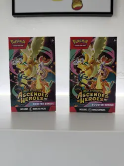 Pokemon TCG Ascended Heroes Booster Bundle (6 packs) Sealed Brand New - x2 - Image 1