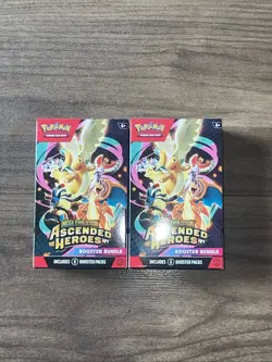 Pokemon TCG: 2x Mega Evolution Ascended Heroes Booster Bundle (UNSEALED BY LCS) - Image 1