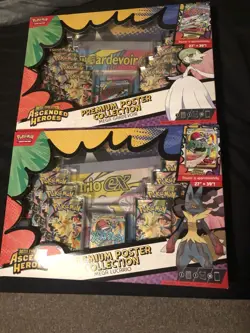 Pokemon Ascended Heroes Poster Collection Lucario & Gardevoir Bundle Brand New - Image 1