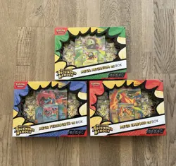 Pokemon TCG Ascended Heroes EX Boxes Emboar Feraligatr Meganium Sealed Bundle - Image 1