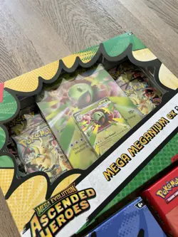 Pokemon TCG Ascended Heroes EX Boxes Emboar Feraligatr Meganium Sealed Bundle - Image 3