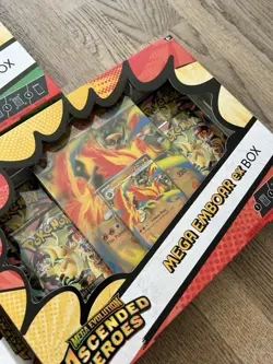 Pokemon TCG Ascended Heroes EX Boxes Emboar Feraligatr Meganium Sealed Bundle - Image 4