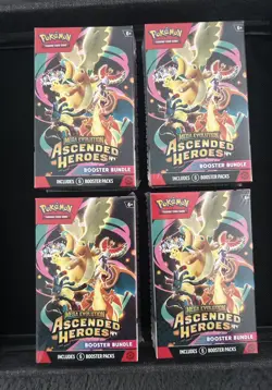 Ascended Heroes Booster Bundle x4 SEALED Pokemon TCG - Image 1