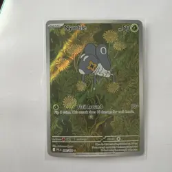 Pokemon TCG Nymble 096/094 2025 rare holo full art pokemon card - Image 1