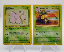 Exeggutor + Exeggcute 1st Edition Pokemon Card Lot Vintage WOTC - Image 1