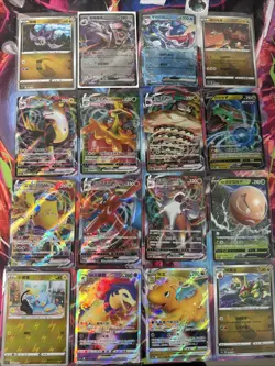 Pokemon 16 Card Lot nm V Max Mega SR Amazing Ex HOLO Rare Hits Only F5 - Image 1