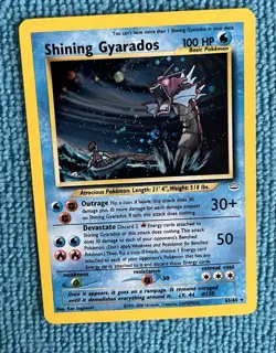 Pokemon Neo Revelation Shining Gyarados Holo Card 65/64 Secret Rare - Image 1
