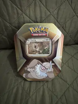 Pokemon TCG Slaking Triple Whammy Collector Tin with Promo Cards Only - NO PACKS - Image 1