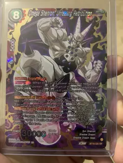 Omega Shenron, Unfeeling Retribution Foil SR NM Dragon Ball Super card game ccg - Image 1