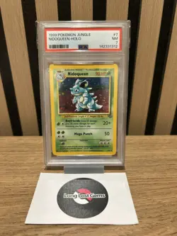 PSA 7 Nidoqueen 7/64 Jungle Set Pokemon Card MINT - Image 1