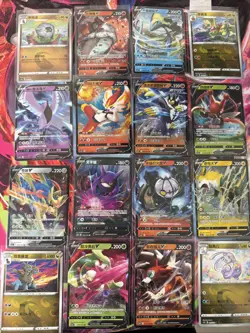 Pokemon 16 Card Lot nm V Max Mega SR Amazing Ex HOLO Rare Hits Only F4 - Image 1
