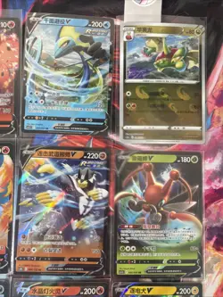 Pokemon 16 Card Lot nm V Max Mega SR Amazing Ex HOLO Rare Hits Only F4 - Image 5