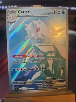 Pokemon TCG Cetitan Illustration Rare Card 201/191 Surging Sparks NM - Image 1