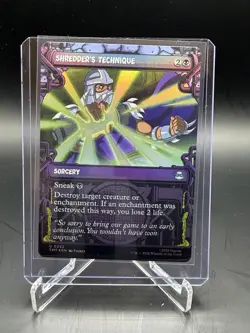 MTG Shredder's Technique #232 TMNT Showcase Uncommon NM Magic Card - Image 1