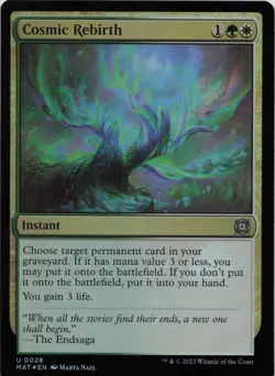 Cosmic Rebirth - FOIL - U March of the Machine: The Aftermath 28 - MTG - Image 1