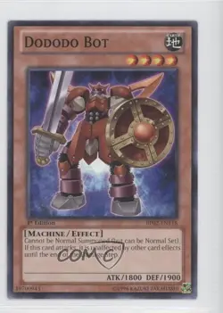 Dododo Bot 1st Ed. YuGiOh Battle Pack 2: War of the Giants #BP02-EN118 - Image 1