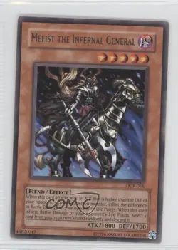 Mefist the Infernal General (R) Unlimited YuGiOh Dark Crisis #DCR-066 2003 - Image 1