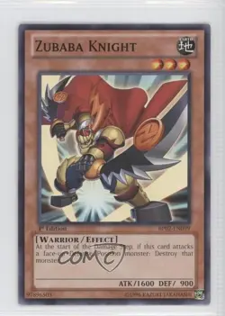 Zubaba Knight 1st Ed. YuGiOh Battle Pack 2: War of the Giants #BP02-EN099 - Image 1