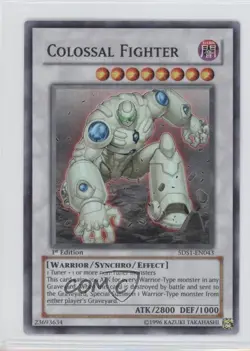 Colossal Fighter 1st Ed. YuGiOh 5D's Starter Deck #5DS1-EN043 2008 - Image 1